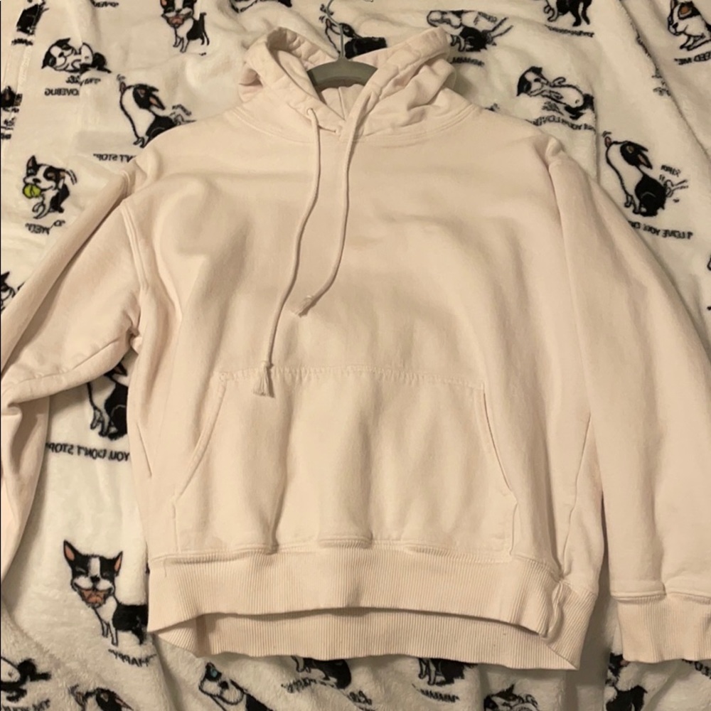 White hoodie